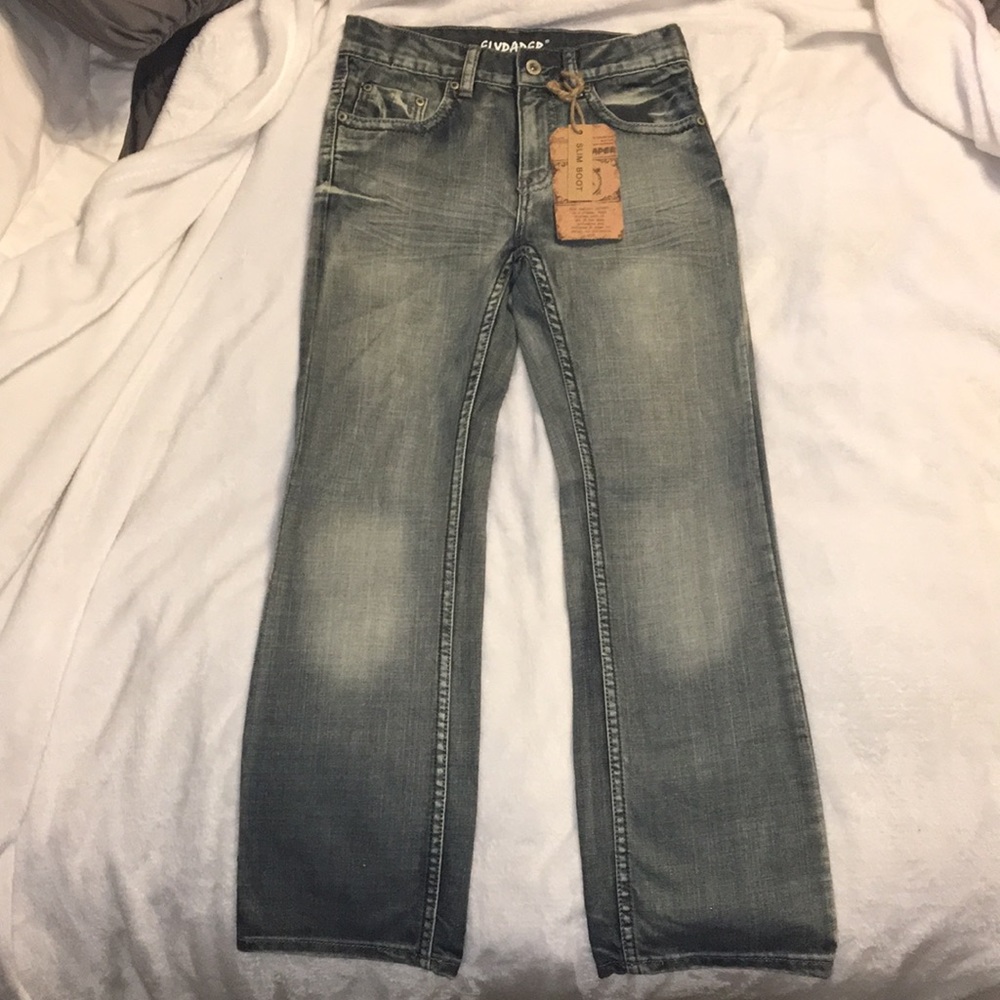 Boys slim boot jeans